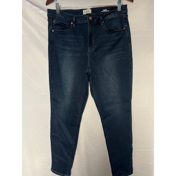 Nicole Miller  Blue Skinny Jeans with Stretch - Picture 1 of 4